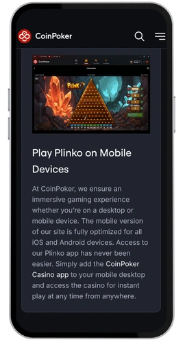 CoinPoker Kasyno mobilny